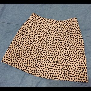 BCBGeneration Polka-Dot Mini Skirt